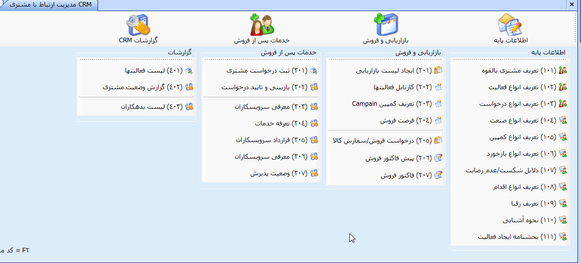 نرم افزار مدیریت ارتباط با مشتری